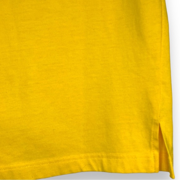 Vintage 90s SML Sport Yellow Tank Top Women’s Large Cotton Blend Activewear - Picture 14 of 17